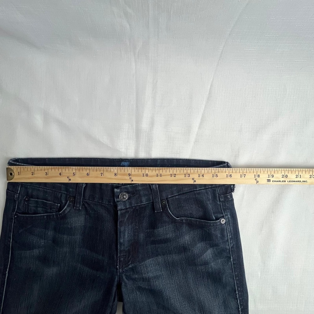 7 For All Mankind A Pocket Jeans Women 29 Dark Wash Flare Denim U130C459S-359S - Picture 14 of 16
